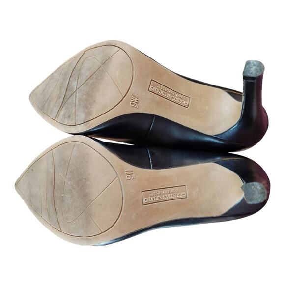 Christian Siriano for payless black heels sz 9 pointed toe pump shoe - Picture 12 of 14